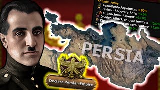 MODDERS MADE THE PERSIAN EMPIRE FUN TO PLAY IN HOI4 [upl. by Eciram460]