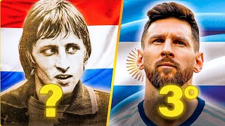 ⚽ Top 10 MEJORES jugadores de la historia del Fútbol 😱 [upl. by Sadoff180]