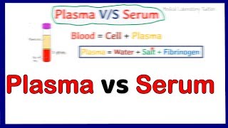 Difference Between Plasma and serum  plasma vs serum [upl. by Farro]