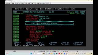 Reading a VSAM file sequentially  All About Mainframes [upl. by Atsok]