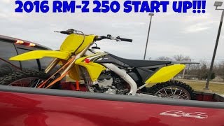 2016 Suzuki RMZ 250 Walk aroundStart up [upl. by Enecnarf214]