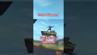 Gus Epic in 1 diamond 😹😹 mobilelegends mlbb [upl. by Nauwaj]