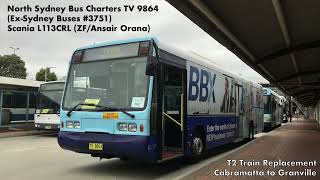 North Sydney Bus Charters TV 9864 Scania L113CRL ZFAnsair Orana [upl. by Hamford777]