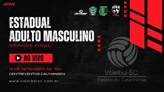 GRANDE FINAL  CAMPEONATO CATARINENSE DE VÔLEI MASCULINO ADULTO 2024 [upl. by Racso]