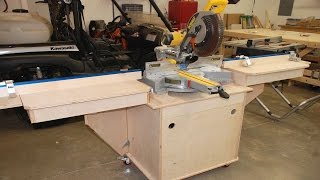 Build the Fine Woodworking Miter Saw Station Pt 2 [upl. by Ynots]