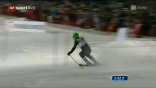 FIS WC Schladming 2010  Nightrace  Krystof Kryzl [upl. by Aytac]