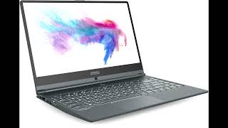 Review MSI Modern 14 A10M1029 Ultra Thin amp Light 14quot Professional Laptop with Intel Core i510210U [upl. by Conlon]