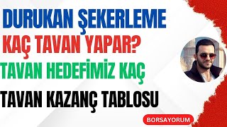 DURUKAN ŞEKERLEME KAÇ TAVAN YAPAR  BİZİM HEDEFİMİZ KAÇ TAVAN  TAVAN TABLOSU SİZLERLE [upl. by Ilamad]