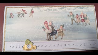 8 Tage Weihnachten  Karte Adventskalender  Weihnachts  Countdown Tag 1 [upl. by Noyerb484]