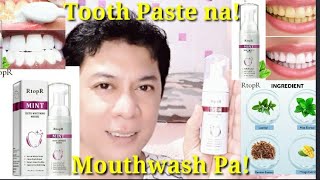 2 in 1 RtopR ToothPaste and MouthWash  Pang Whitens ng Teeth Fresh Breath Healthy Gums [upl. by Nodal]