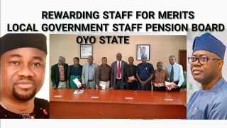 OYO PENSION BOARD BOSS IGE REWARDS STAFF FOR OUTSTANDING PERFORMANCE [upl. by Ennaitak]