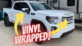 Quick Vinyl Wrapped Mirror Cap Install amp Illuminated Emblem  Badge Update [upl. by Htebi]