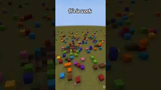 how to make Rainbow tnt minecraft [upl. by Nodnalb]