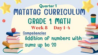 Math 1 Week 8 Quarter 1 MATATAG CURRICULUM [upl. by Anyal]