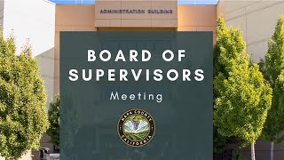 County of Napa  Board of Supervisors September 10 2024 [upl. by Cchaddie733]