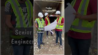 fresher civil engineer shortvideo trending viralvideo [upl. by Leasi]