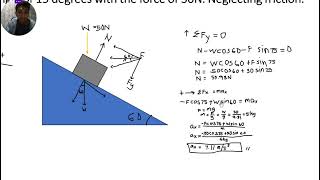 Physics for Engineers  Inclined Plane Problems [upl. by Ednargel347]