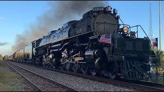 20240917 Railfan Mineola TXUnion Pacific Big Boy Steam Locomotive [upl. by Dunstan]