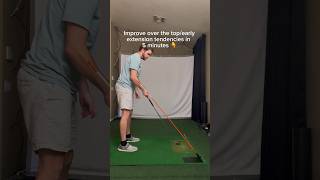 RUN to the driving range because this works FAST swingtip overthetop earlyextension golfswing [upl. by Fillbert]