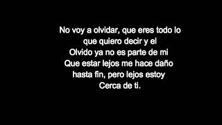 Estar lejos  Fonseca y Willie Colón Letra [upl. by Elleivap]