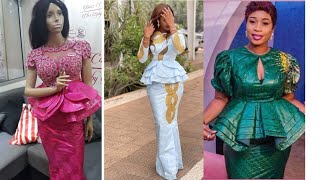 MODE AFRICAINE modèle de taille basse enBazin riche modèle sénégalais 2022Ankara stylesasoebi [upl. by Rochette]