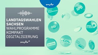 Digitalisierung – Das planen Sachsens Parteien  Podcast Wahlprogramme kompakt  MDR [upl. by Devol]