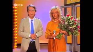 Interview mit Agnetha Fältskog ABBA bei WETTEN DASS in Berlin mit Frank Elstner [upl. by O'Hara]