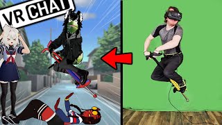 Full Body Trolling in VRChat OLYMPICS Pogo Stick in VR [upl. by Sible432]