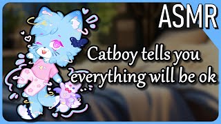 Furry ASMR 💙 Catboy tells you everything will be okay RamblingHeadpats [upl. by Ainiger]