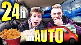 24 Stunden im AUTO 🚗 CHALLENGE ⏰ [upl. by Nail]