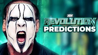 AEW Revolution 2024 Predictions [upl. by Neri398]