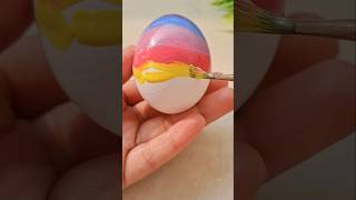 Painting on Eggshell  Creative painting ideas art painting shorts [upl. by Lanni707]