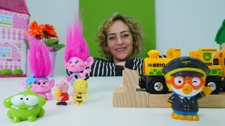 Nicoles Spielzeug Kindergarten  Wir kneten Blumen aus PlayDoh [upl. by Hospers532]