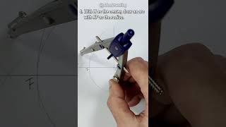 Draw Pentagon with an Unscaled Ruler and Compass  Approximate Method 1 drawing pentagon [upl. by Nohsyar]