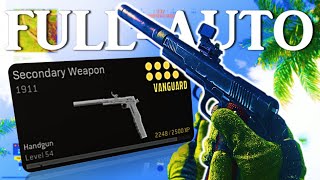 The 1911 Full Auto Warzone Loadout has MEGA TTK and Recoil Call of Duty Warzone [upl. by Anahsirk]