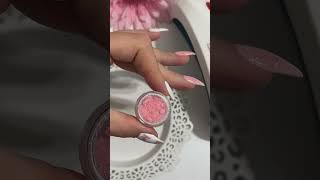 DIY Nail Extension at home and simple nailart 💕 💅🏼 shorts [upl. by Rossy]