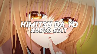 himitsu da yo  tuzera feat hatsune miku edit audio 「slowed  no copyright」 [upl. by Lienaj]