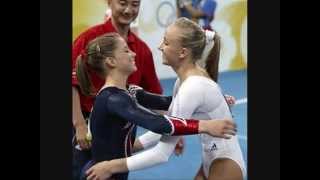 Shawn Johnson 2008 Balance Beam Olympic Champion featuring Nastia Liukin [upl. by Champagne]