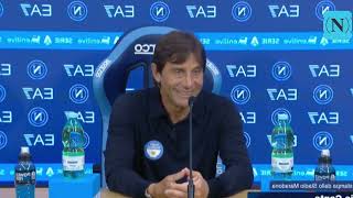 CONFERENZA CONTE post NAPOLICOMO 31  LE PAROLE DI CONTE [upl. by Soulier423]