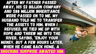 I inherited a 28B company My husband told me to transfer the inheritance to him When I refused [upl. by Akihsan]