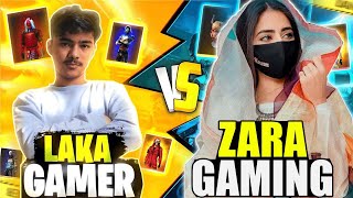 Zara Gaming Vs Laka Gamer Collection Verses😱 i Lost😭 Garena free fire [upl. by Leahcimsemaj]