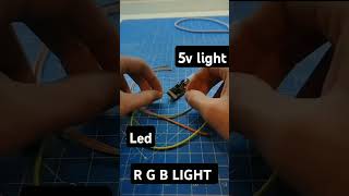 How make to rgb light project light rgblighting electronicproject moters [upl. by Werd]