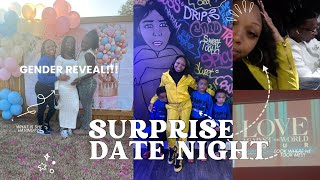 GENDER REVEAL  SURPRISE DATE NIGHT [upl. by Aifoz]