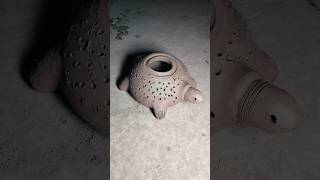 Amazing prosess of making tortoise with clay pottery clay shorts satisfying [upl. by Suiravad316]