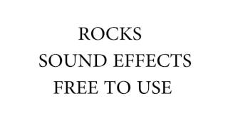 Rocks Banging Together SOUND EFFECT [upl. by Us686]