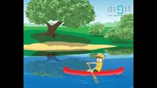 Row Row Row Your Boat  Animated Nursery Rhymes amp Songs With Lyrics For Kids [upl. by Orecic]