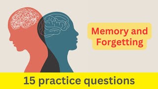 Psychology Memory and Forgetting questions for Freshman Students [upl. by Aduh43]