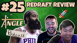 Fantasy Basketball Draft Review  Angle Redraft League  Yahoo 12 team 9cat  Angle Podcast ep 25 [upl. by Ecnerrot]