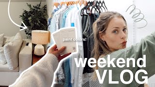 VLOG making HOME decisions amp HUGE closet clean out [upl. by Cletis]