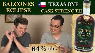 Balcones Eclipse Texas Rye Cask Strength 64 alc  Verkostung [upl. by Bui]